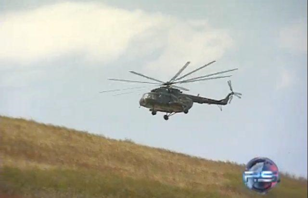 Sərhədçilərimiz helikopterlə Keşikçidağa enib 